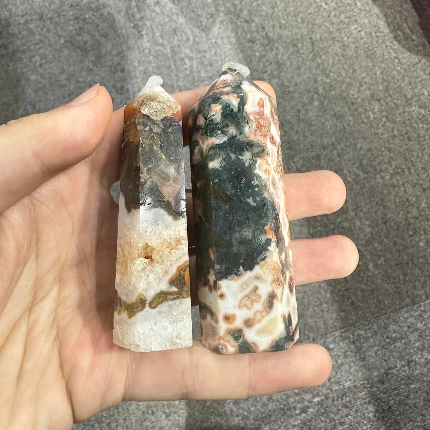 Rote Moosachatspitze in loser Schüttung