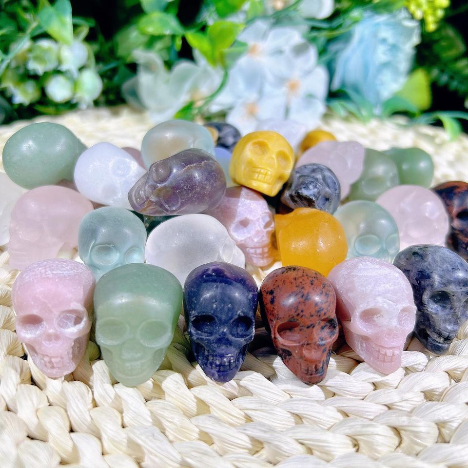 1-inch Mixed Mini Skull